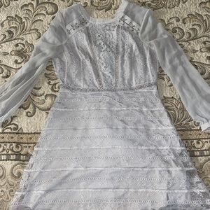 pretty H&M dress in baby blue color